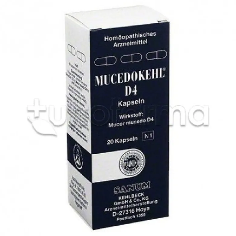 Sanum Mucedokehl D4 Rimedio Omeopatico 20 Capsule