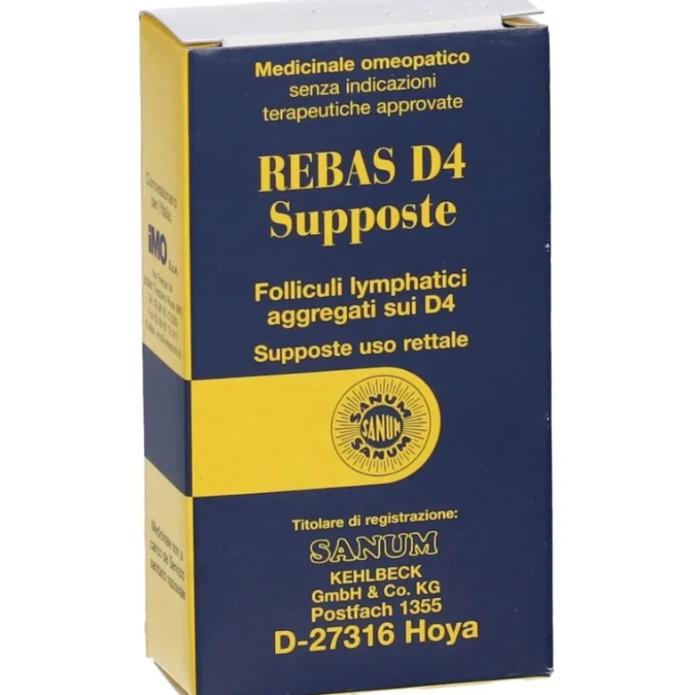 Sanum Rebas D4 Rimedio Omeopatico 10 Supposte