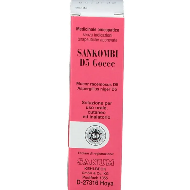 Sanum Sankombi D5 Gocce Per Adenoidi e Tonsilliti 10 ml