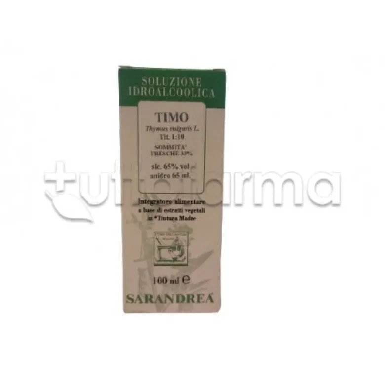 Sarandrea Timo Integratore per Vie Respiratorie 100ml
