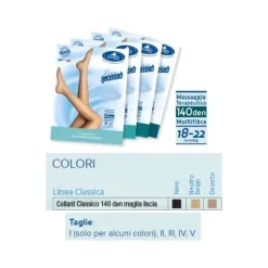 Sauber Collant 140 Denari Nero per Circolazione Collant