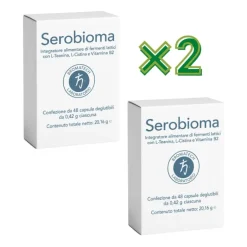 Serobioma Bromatech per Equilibrio della Flora Intestinale 48 Capsule - 2 Confezioni