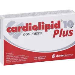 Shedir Cardiolipid 10 Plus Integratore per il Colesterolo 30 Compresse