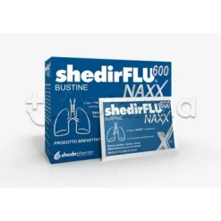 Shedir Pharma Shedirflu 600 Naxx Integratore Vie Respiratorie Gusto Limone 20 Bustine