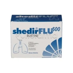 Shedir Shedirflu 600 Lemon 20 Buste per Tosse e Catarro