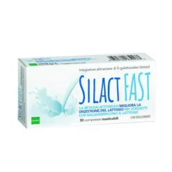 Silact Fast Integratore per Intolleranza al Lattosio 30 Compresse Masticabili