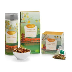 Silver Tin Limone Zenzero Bio Tisana Speziata 80 G