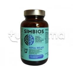Simbios Total Relax Integratore per Rilassamento e Benessere Mentale per Intolleranti al Glutine 60 Capsule
