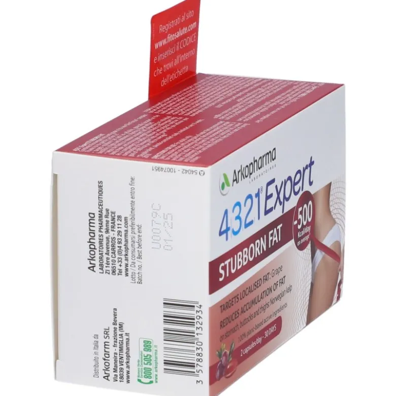 4321 Slim Zone Ribelli Integratore per Grasso Localizzato 60 Capsule