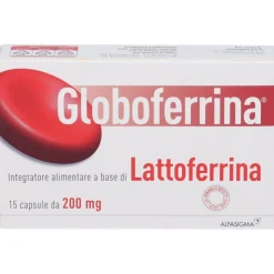 Sofar Globoferrina Integratore di Lattoferrina 200mg 15 Capsule