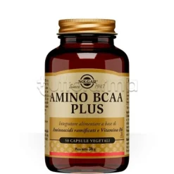 Solgar Amino BCAA Plus Integratore con Aminoacidi per Sportivi 50 Capsule