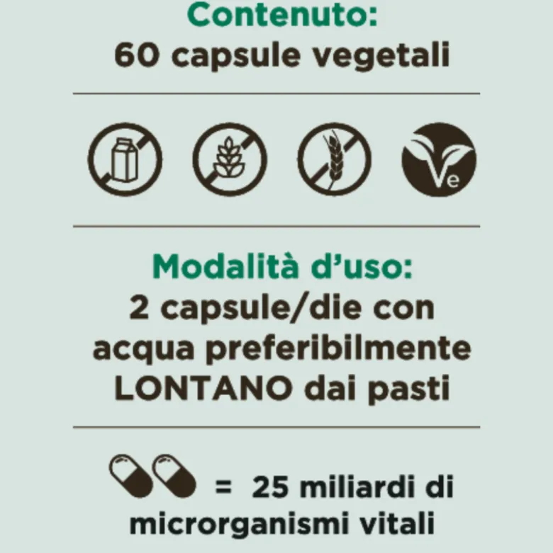 Solgar Bioflor Mood Integratore per Intestino e Benessere Mentale 60 Capsule