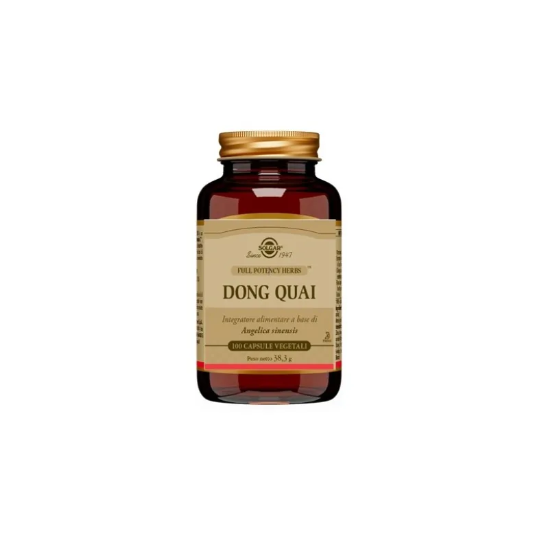 Solgar Dong Quai Integratore per Ciclo e Menopausa 100 Capsule