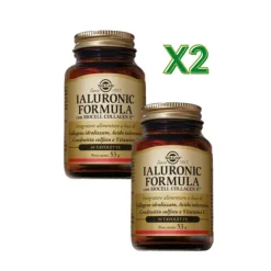 Solgar Ialuronic Formula Integratore Anti Invecchiamento 30 Tavolette 2 Confezioni