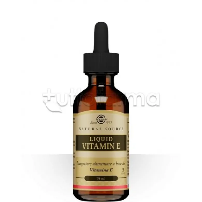Solgar Liquid Vitamina E Integratore Antiossidante 58ml
