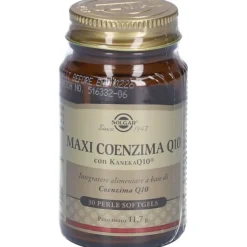 Solgar Maxi Coenzima Q10 Integratore per il Colesterolo 30 Perle