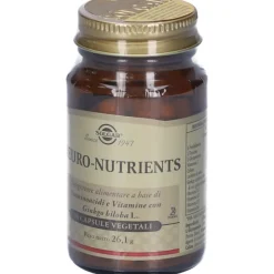 Solgar Neuro Nutrients Integratore per Memoria, Stanchezza e Sistema Nervoso 30 Capsule