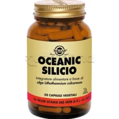 Solgar Oceanic Silicio Integratore Ossa Capelli e Unghie 50 Capsule Vegetali