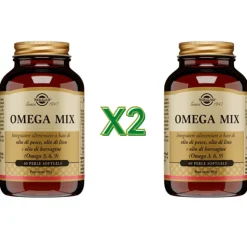 Solgar Omega Mix Integratore Omega 3 60 Softgel - 2 Confezioni