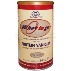Solgar Protein Chocolate Integratore di Proteine 340gr Gusto Vaniglia