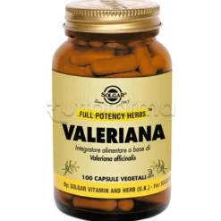 Solgar Valeriana Officinalis Integratore Rilassante Naturale 100 Capsule Vegetali