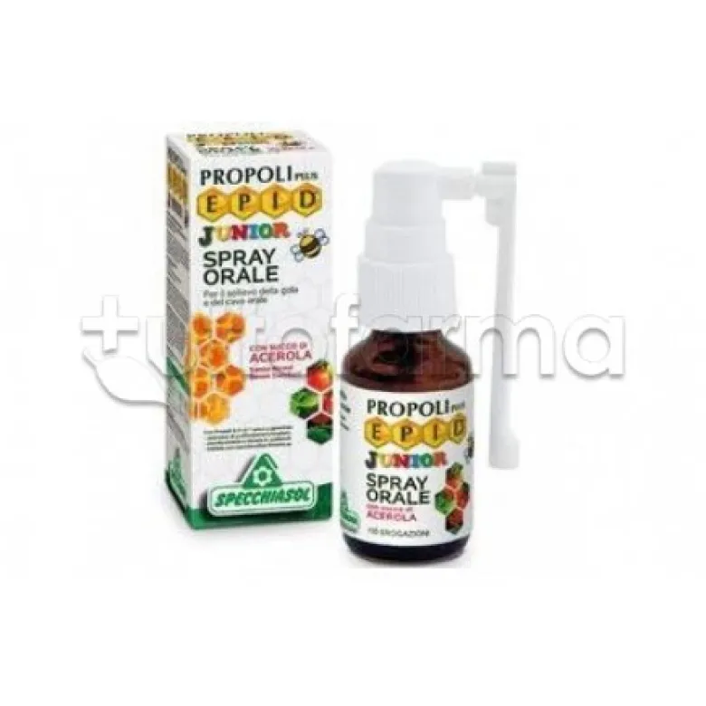 Specchiasol Epid Junior Propoli Plus per Gola Spray Orale 15ml