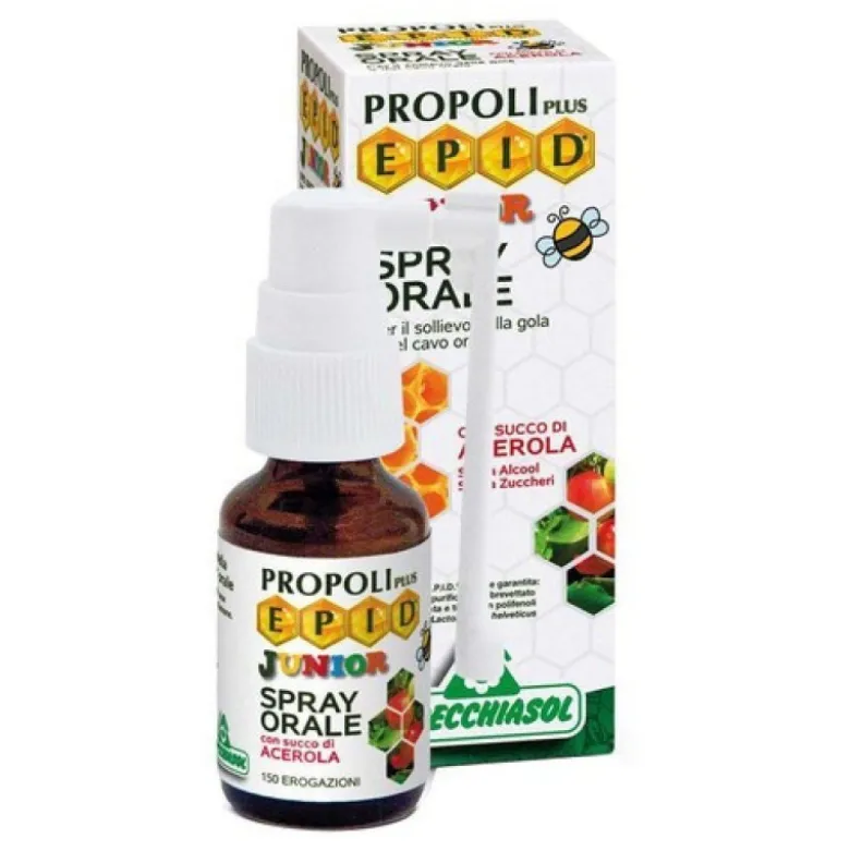 Specchiasol Epid Junior Propoli Plus per Gola Spray Orale 15ml