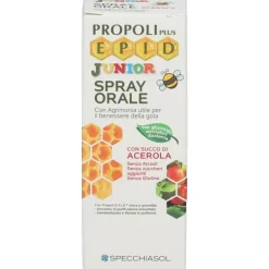 Specchiasol Epid Junior Propoli Plus per Gola Spray Orale 15ml