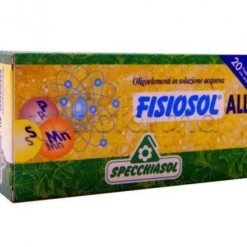 Specchiasol Fisiosol ALL Oligoelementi Zolfo Manganese Fosforo 20 Fialette da 2 ml