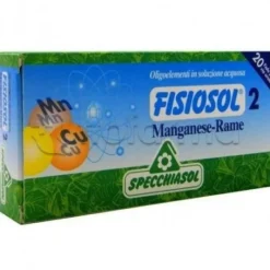 Specchiasol Fisiosol Manganese Rame Oligoelementi Puri 20 Fiale