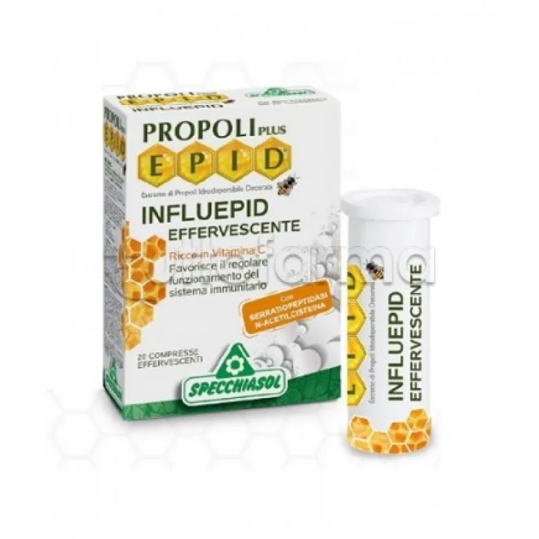 Specchiasol Influepid Plus Effervescente Integratore Difese Immunitarie 20 Compresse