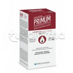 Specchiasol Primum Depurativo Mini Drink 15 Bustine Liquide Gusto Ciliegia