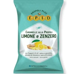 Specchiasol Propoli Plus Epid Caramelle Propoli Limone e Zenzero per la Gola Busta 67,2g