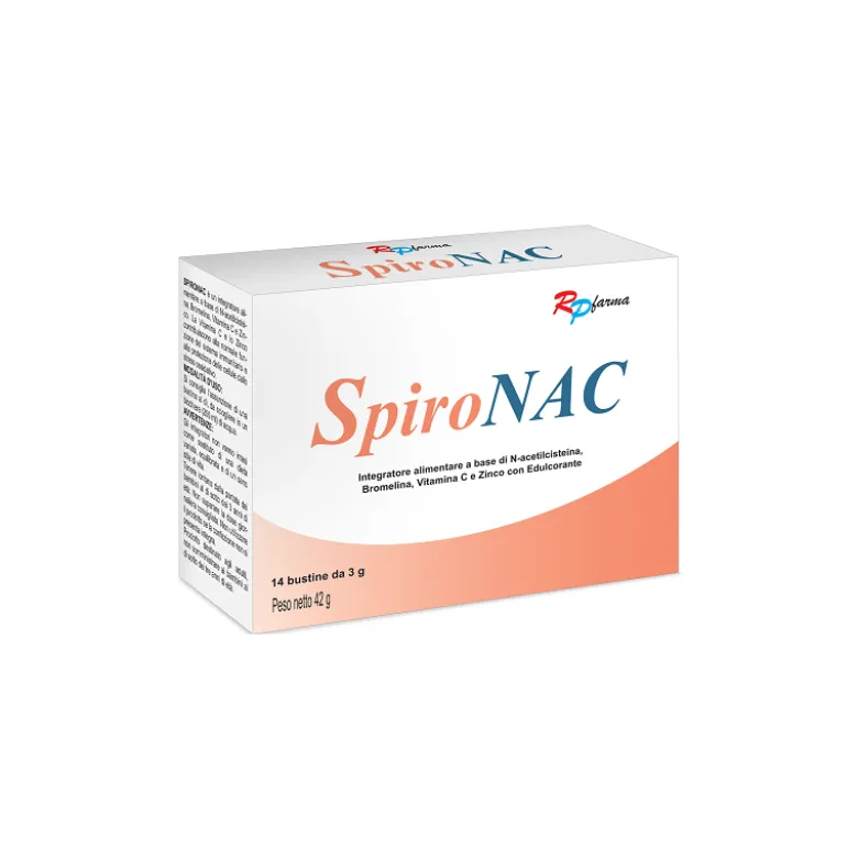 SPIRONAC Integratore per Sistema Immunitario 14 Bustine da 3 g