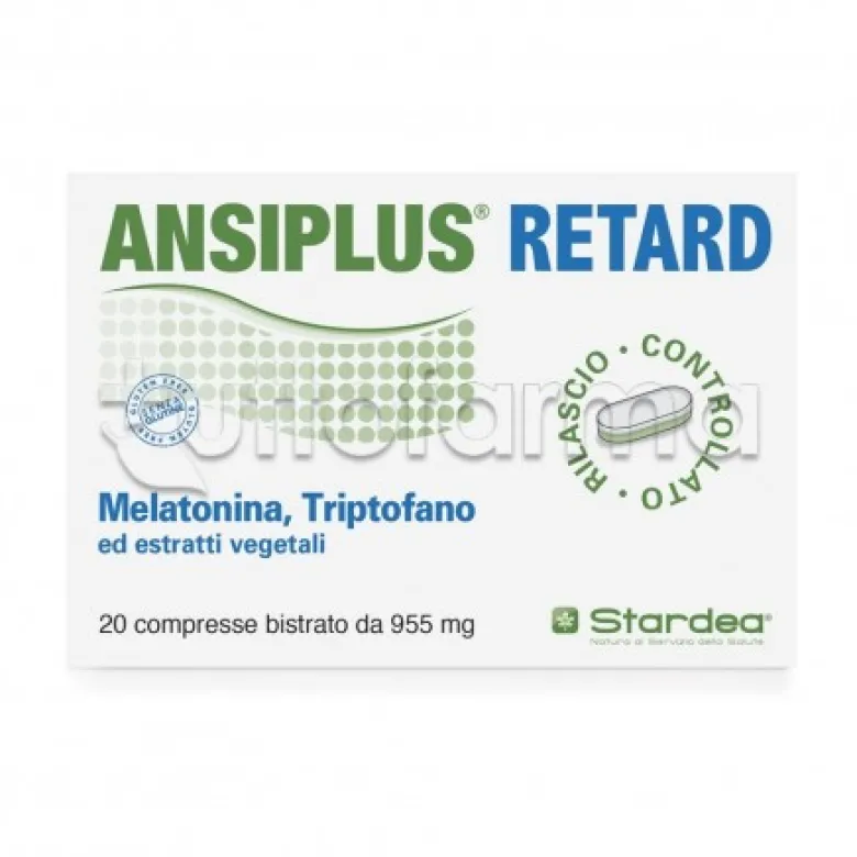 Stardea Ansiplus Retard Integratore per il Sonno 20 Compresse