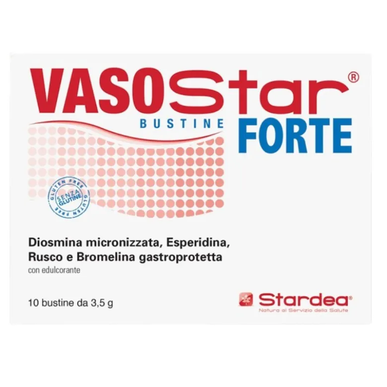 Stardea Vasostar Forte Integratore Microcircolo Gambe Pesanti 10 Bustine