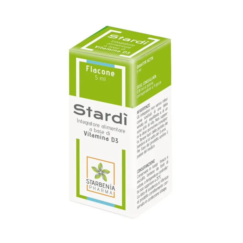 Stardi' Integratore Vitamina D3 per Ossa e Sistema Immunitario 5 ml