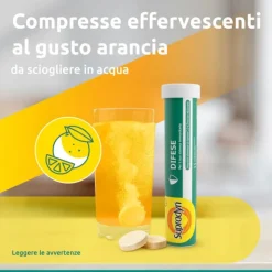 Supradyn Difese Adulto Integratore di Vitamina C D e Zinco 30 Compresse Effervescenti
