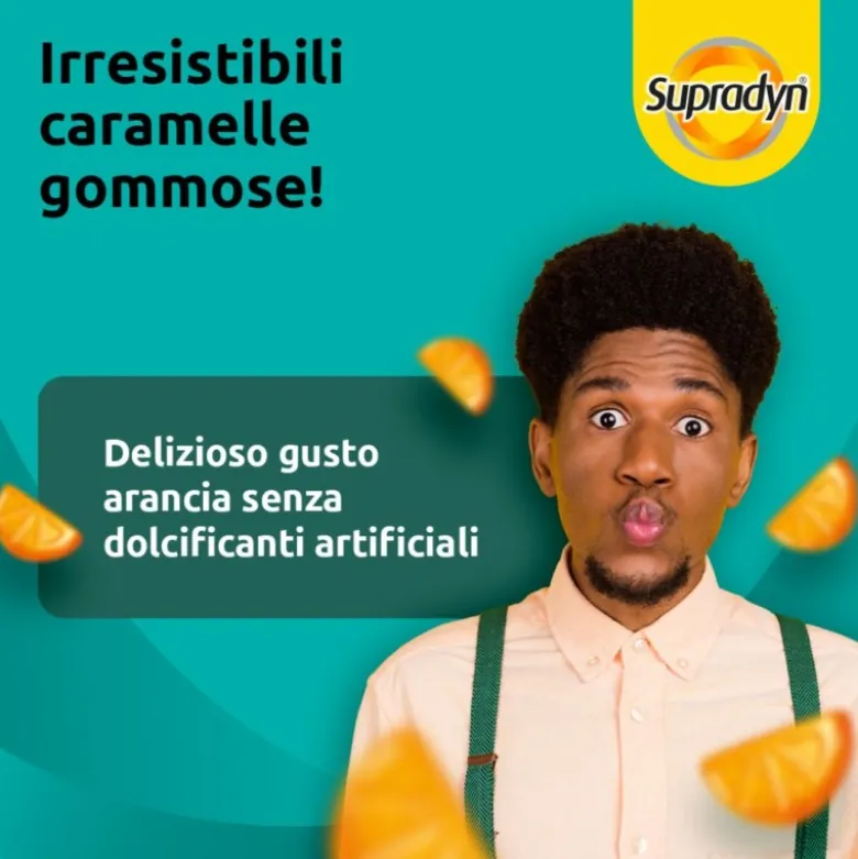 Supradyn Difese Gummy Vitamina C Vitamina D e Zinco 60 Caramelle