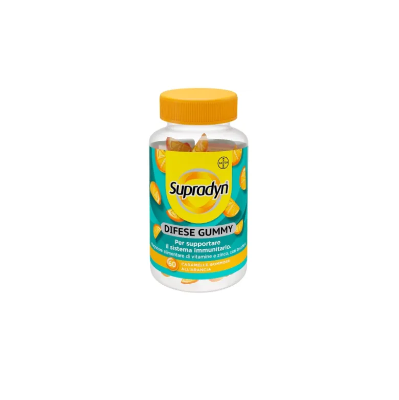 Supradyn Difese Gummy Vitamina C Vitamina D e Zinco 60 Caramelle