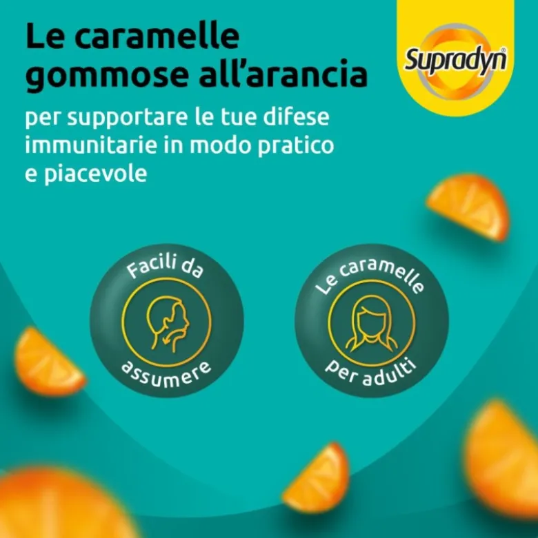 Supradyn Difese Gummy Vitamina C Vitamina D e Zinco 60 Caramelle