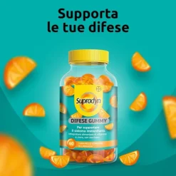 Supradyn Difese Gummy Vitamina C Vitamina D e Zinco 60 Caramelle
