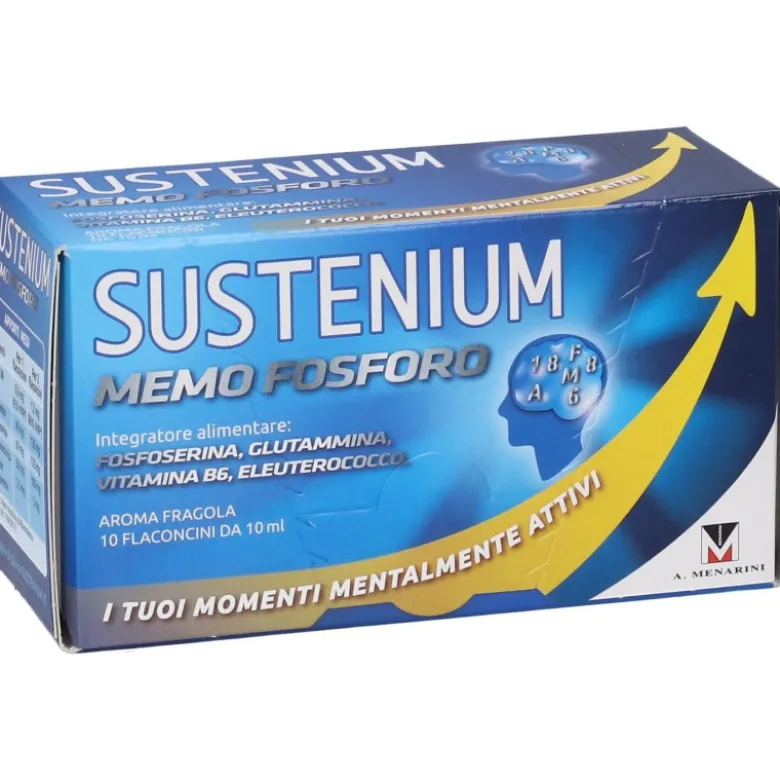 Sustenium Memo Fosforo per Memoria e Concentrazione 10 Flaconcini