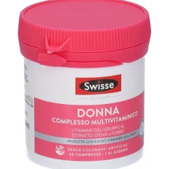 Swisse Donna Complesso Multivitaminico Integratore 30 Compresse