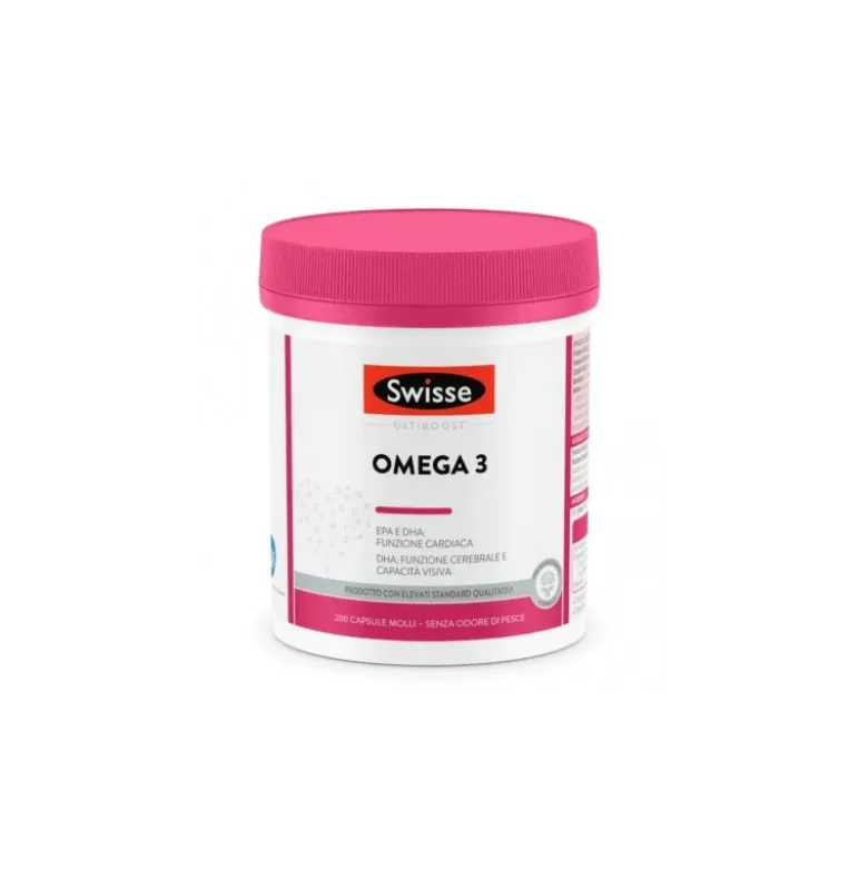 Swisse Omega 3 Integratore per Cuore e Vista 200 Capsule