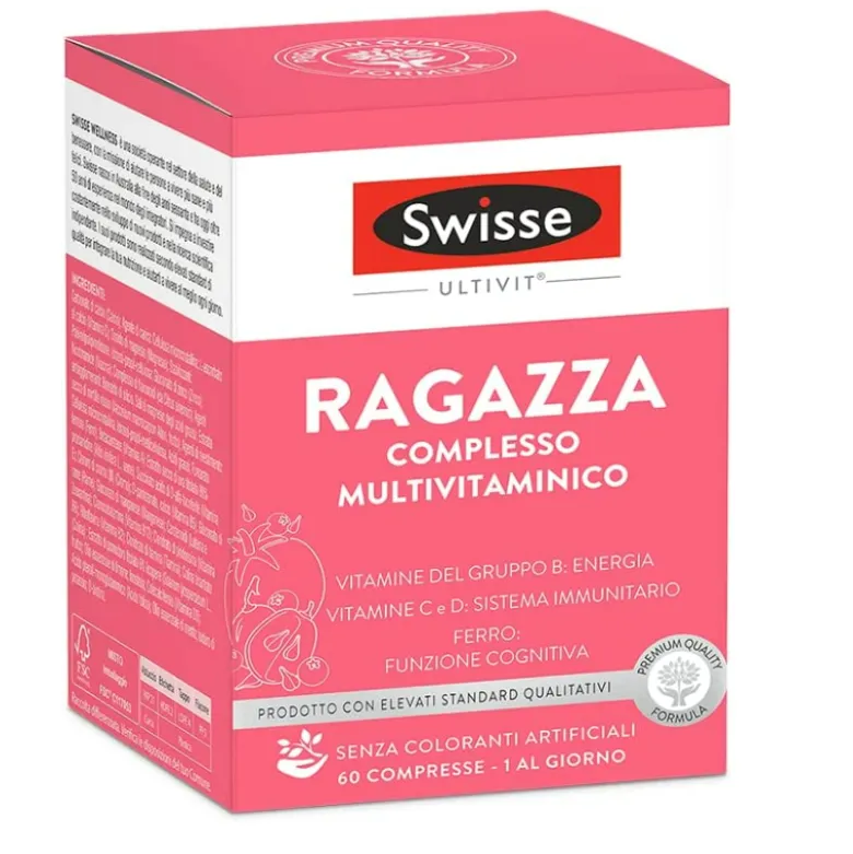 Swisse Ragazza Multivitaminico per Ragazze 60 Compresse