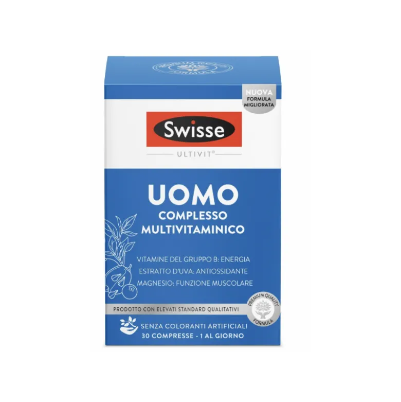Swisse Uomo Integratore Energizzante 30 Compresse