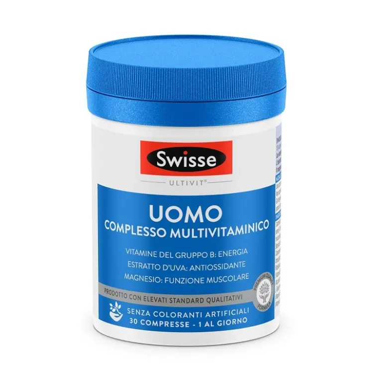 Swisse Uomo Integratore Energizzante 30 Compresse