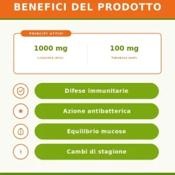 Sygnum Microbix Lisozima e Tabebuia Integratore Antibatterico 100 Capsule