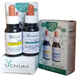 Sygnum Vitasyg Kit Convenienza con Vitamina D3 e Vitamina K2 20+20ml